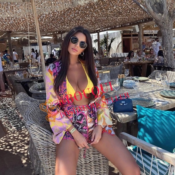 BLOGGERS FAV ZARA FLORAL PRINTED BELTED KIMONO JACKET - Picture 7 of 9